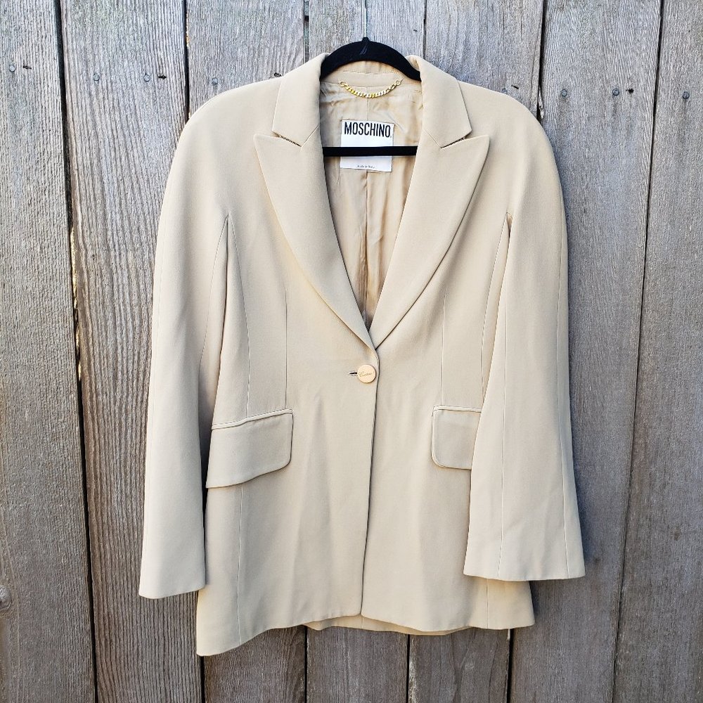 Vintage Moschino Couture One Button Blazer - M - Picture 16 of 16